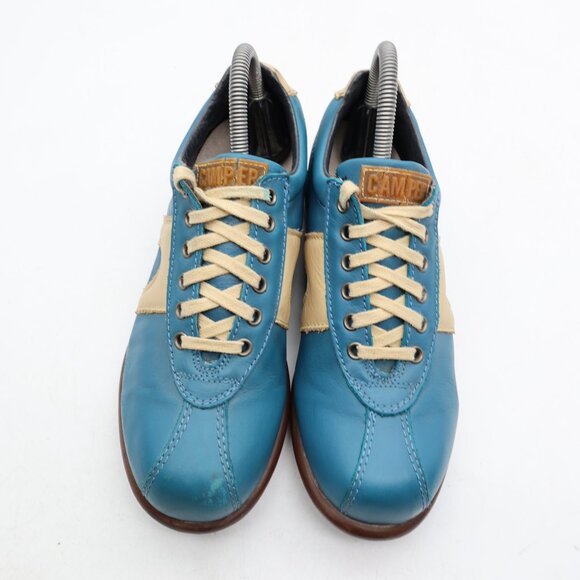 Camper Pelotas Ariel Walking Shoes Oxfords Women's Size EU 38 Blue Leather - Picture 2 of 13